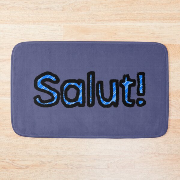 Item preview, Hello in French - (Blue) designed and sold by Usagicollection.