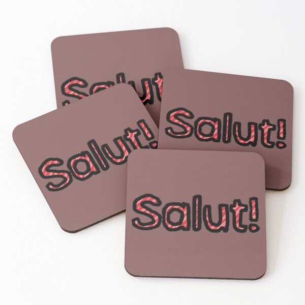 Item preview, Hello in French - (Red) designed and sold by Usagicollection.