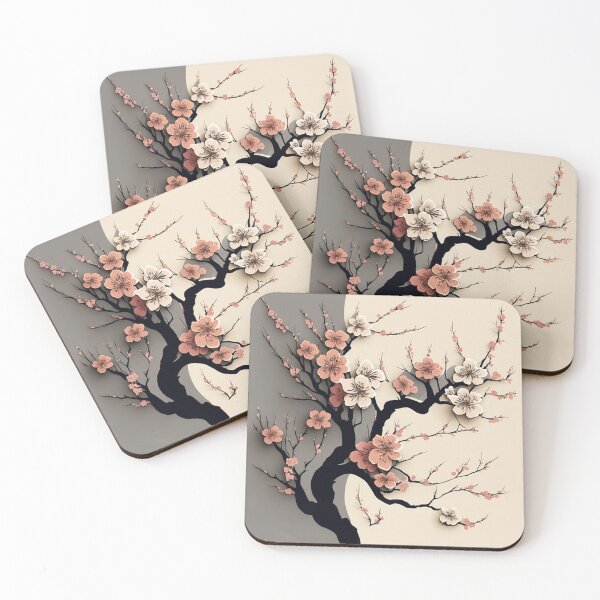 Item preview, Cherry Blossom minimalist design designed and sold by TheArtfulNook.
