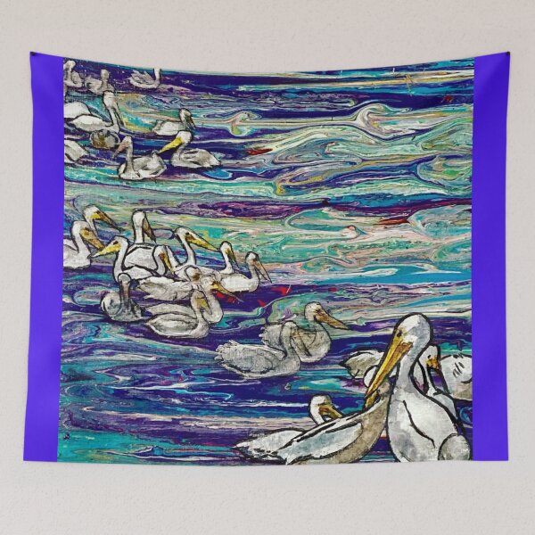 Item preview, University Lake Pelicans  designed and sold by Sketchyspics.