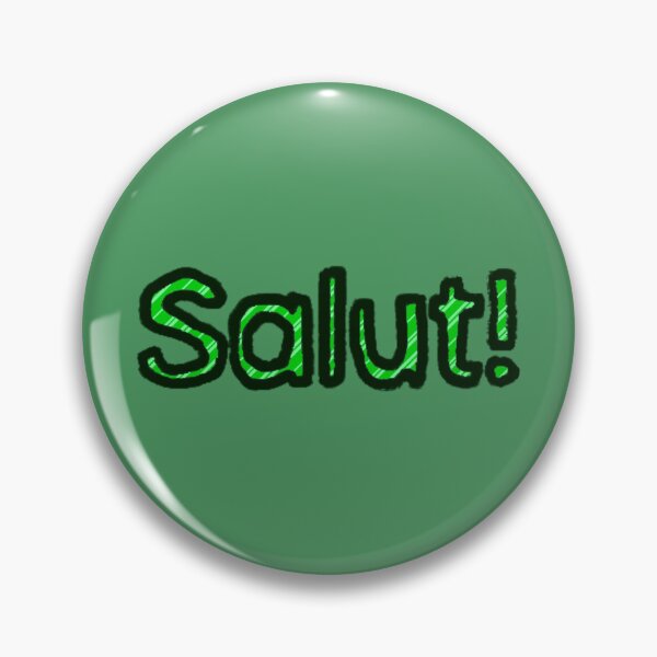 Item preview, Hello in French - (Green) designed and sold by Usagicollection.