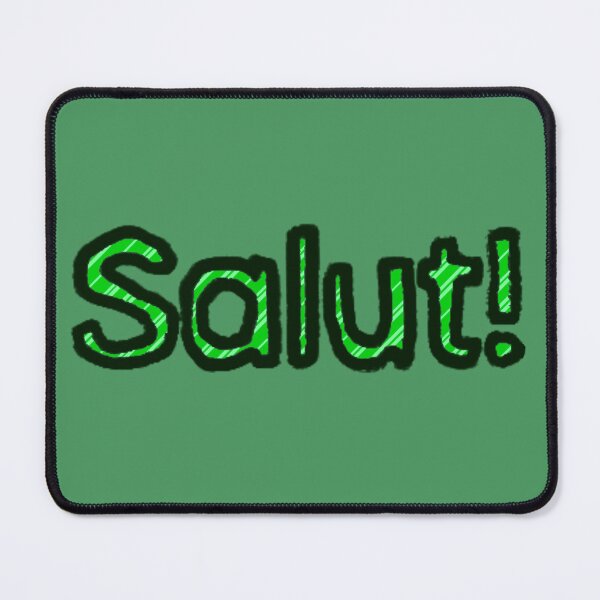 Item preview, Hello in French - (Green) designed and sold by Usagicollection.
