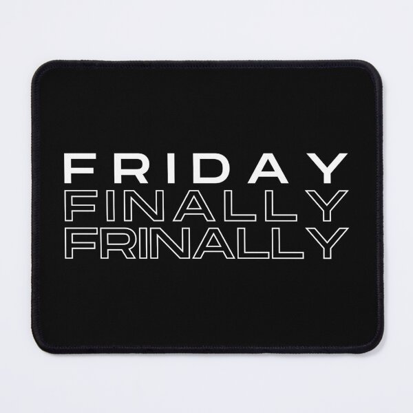 Item preview, Frinally - Friday Finally - Aesthetic Text-based Design designed and sold by UniqqFactory.