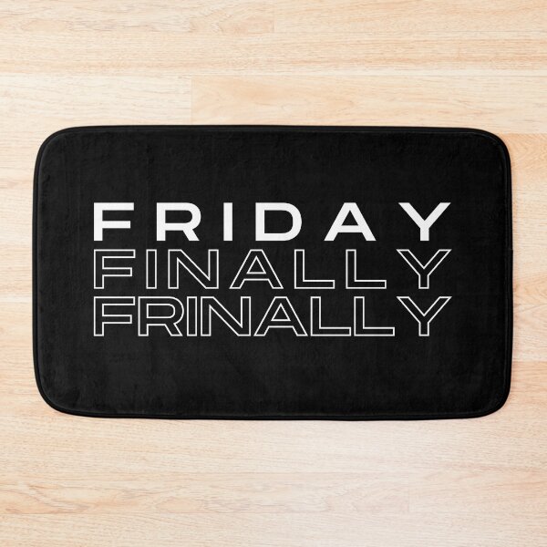 Item preview, Frinally - Friday Finally - Aesthetic Text-based Design designed and sold by UniqqFactory.