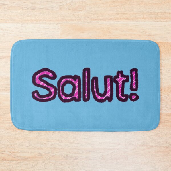 Item preview, Hello in French - (Pink) designed and sold by Usagicollection.
