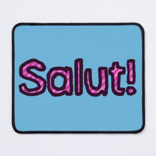 Item preview, Hello in French - (Pink) designed and sold by Usagicollection.