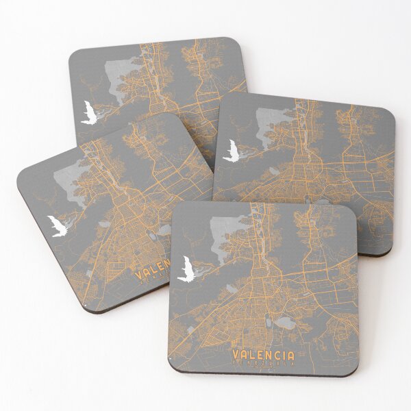 Item preview, Valencia City Map of Carabobo, Venezuela - Bauhaus designed and sold by deMAP.