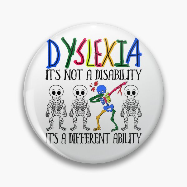 Item preview, Dyslexia it's not disability it's a different ability designed and sold by Dolphin Graphic.