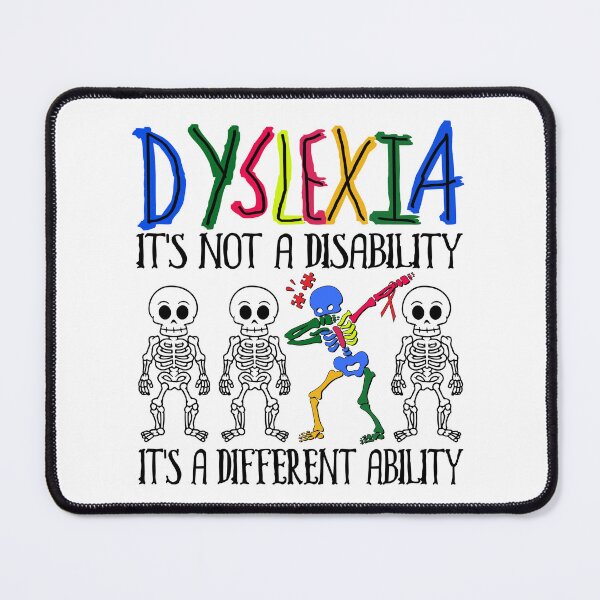 Item preview, Dyslexia it's not disability it's a different ability designed and sold by Dolphin Graphic.