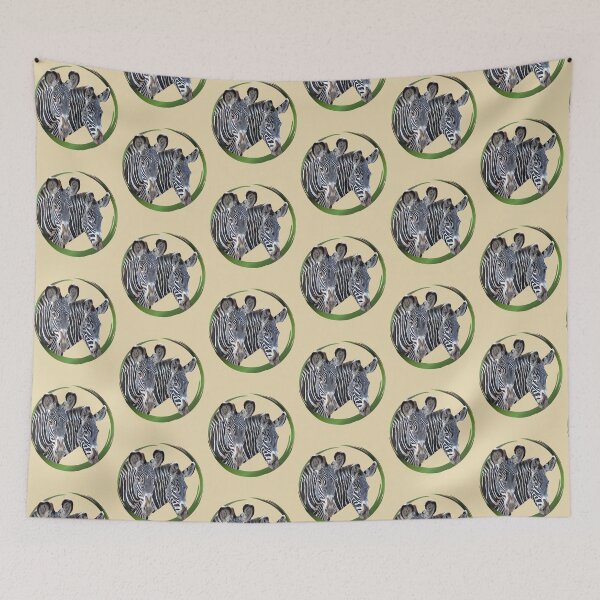 Item preview, Zebra with Graphic - Zebra Heads - Graphic - Wildlife in Africa designed and sold by TShirtsundMehr.