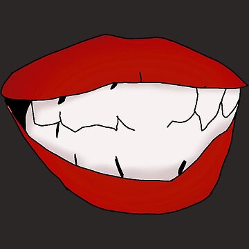 Smiling Red Lips  Canvas Print for Sale by Usagicollection