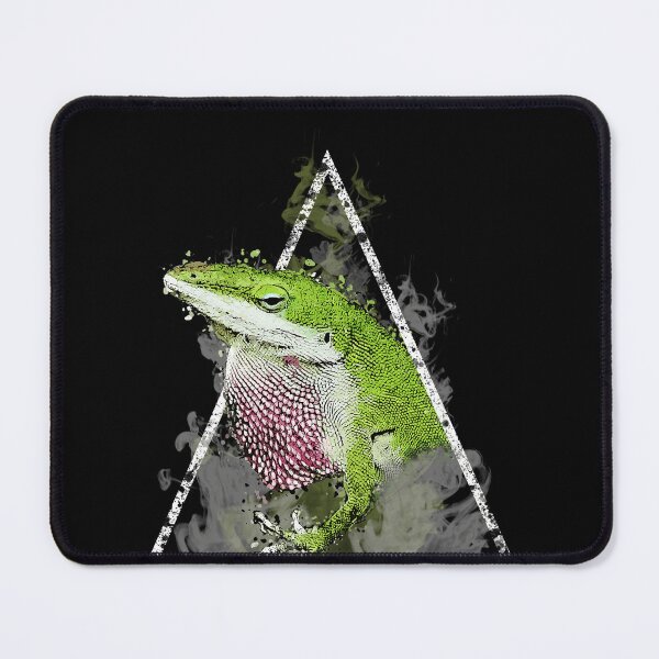 Item preview, Green Anole Smoke Anolis Lizard designed and sold by StrongShirts.
