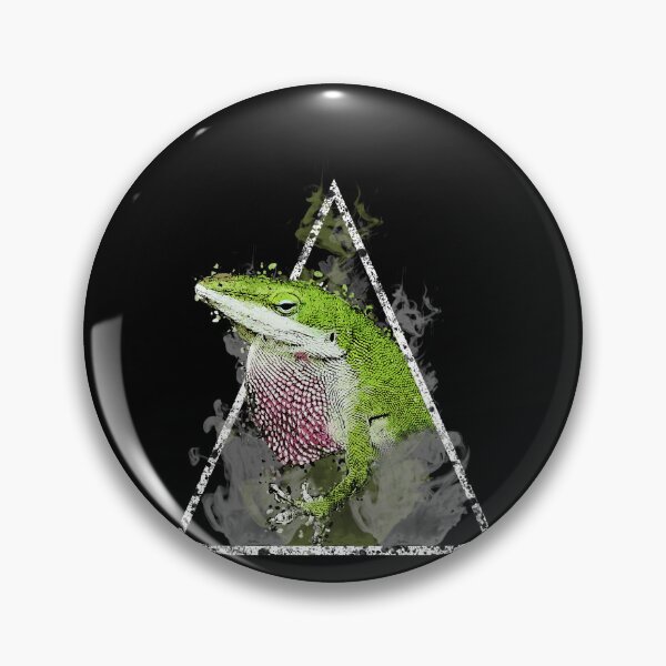 Item preview, Green Anole Smoke Anolis Lizard designed and sold by StrongShirts.