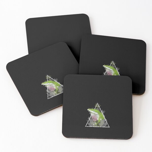 Item preview, Green Anole Smoke Anolis Lizard designed and sold by StrongShirts.