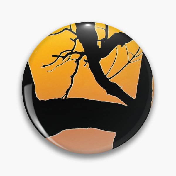 Item preview, Silhouette Tree Branches and Pretty Sky 2 of 8 - Golden Yellow and Peach designed and sold by Beachy.