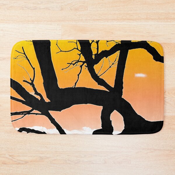 Item preview, Silhouette Tree Branches and Pretty Sky 2 of 8 - Golden Yellow and Peach designed and sold by Beachy.