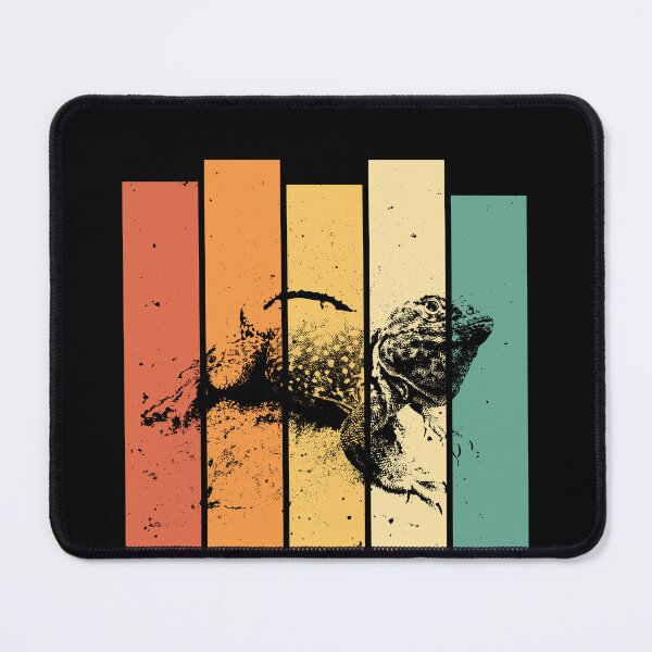 Item preview, Crotaphytus Collaris Reptile Iguana Colorful Retro designed and sold by StrongShirts.