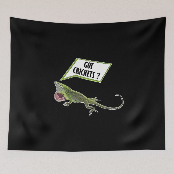 Item preview, Got Crickets Green Anolis Lizard Anole Iguana designed and sold by StrongShirts.