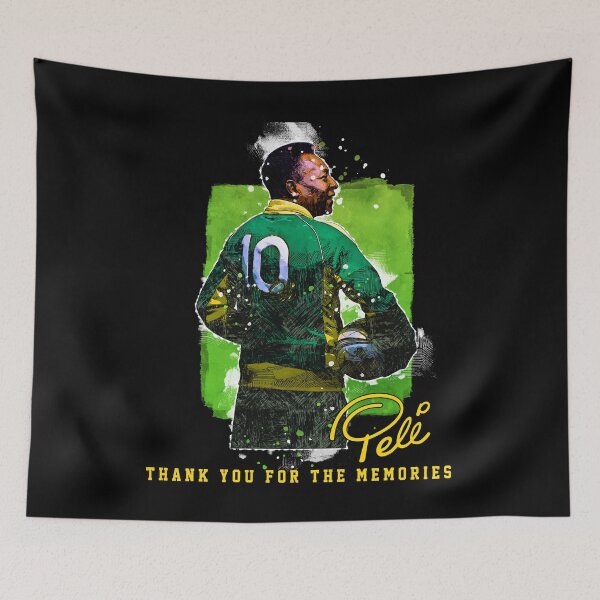 Item preview, RIP Pele 10 The King Football Player With Cup Legend Brazil Brasil Signature Retro Vintage Bootleg Rap Style designed and sold by BrentZimmerman.