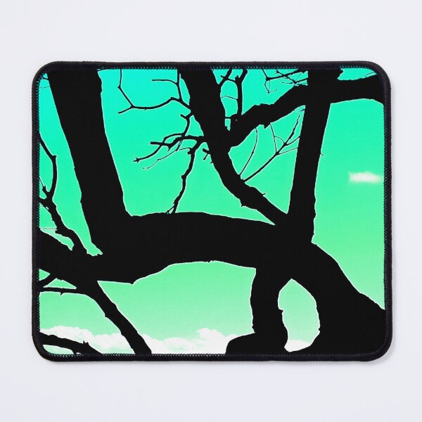 Item preview, Silhouette Tree Branches and Pretty Sky 3 of 8 - Cyan and Turquoise designed and sold by Beachy.