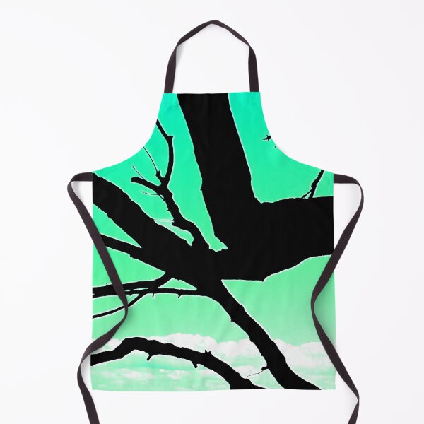 Item preview, Silhouette Tree Branches and Pretty Sky 3 of 8 - Cyan and Turquoise designed and sold by Beachy.