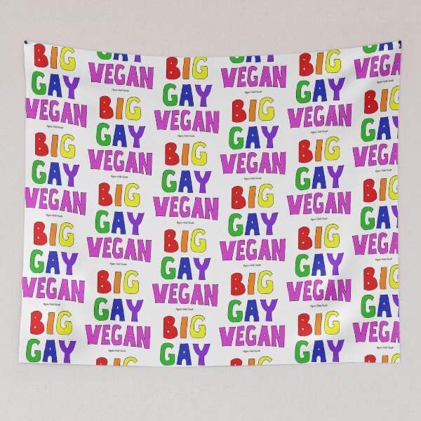 Item preview, Big Gay Vegan designed and sold by leah bauer.