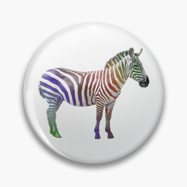 Item preview, Rainbow Colored Zebra - Zebra - Wild animal in Africa designed and sold by TShirtsundMehr.
