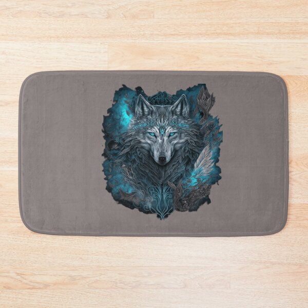 Item preview, Divine Blue Eyed Wolf designed and sold by reneromt.