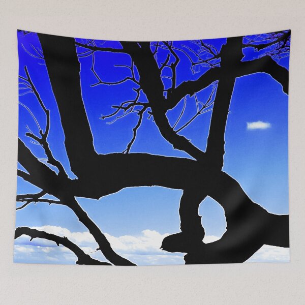 Item preview, Silhouette Tree Branches and Pretty Sky 4 of 8 - Deep Blue and Pale Blue designed and sold by Beachy.
