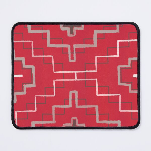 Item preview, Navajo Rug - Red & Black designed and sold by ArtbyAdriane.