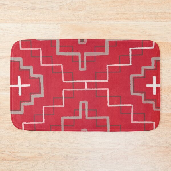 Item preview, Navajo Rug - Red & Black designed and sold by ArtbyAdriane.
