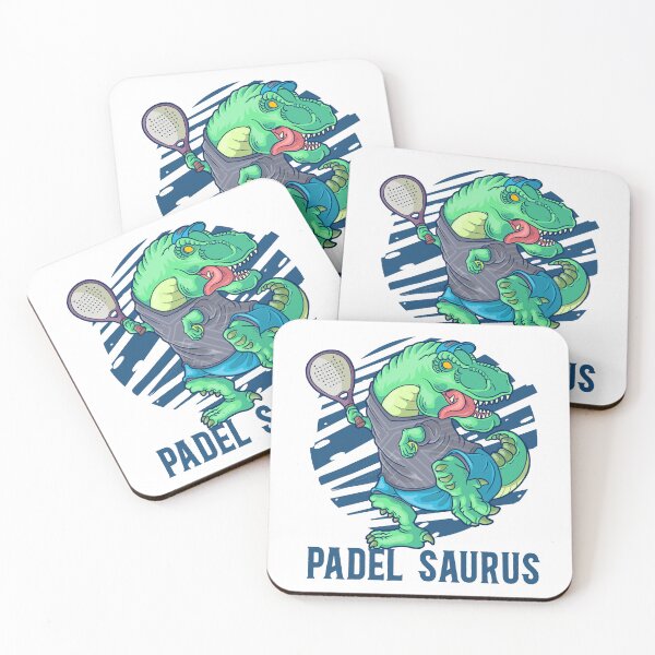 Item preview, Padel Saurus T Rex Dinosaur with Padel Racket  designed and sold by grinta2021.