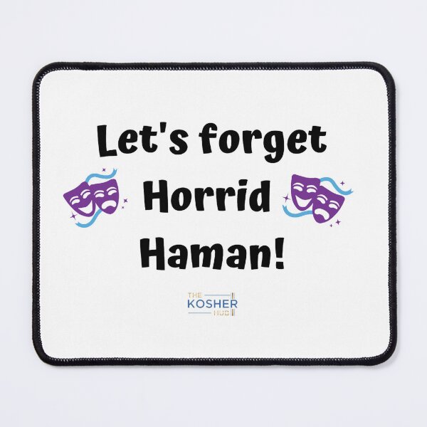 Item preview, Lets Forget Horrid Haman - Funny Purim designed and sold by thekosherhub.