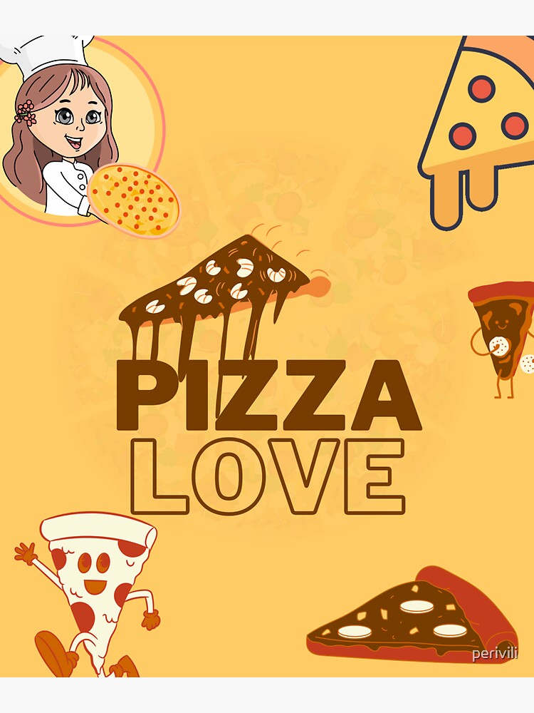 "pizza/pizza lover/pizza love" Sticker for Sale by perivili Redbubble