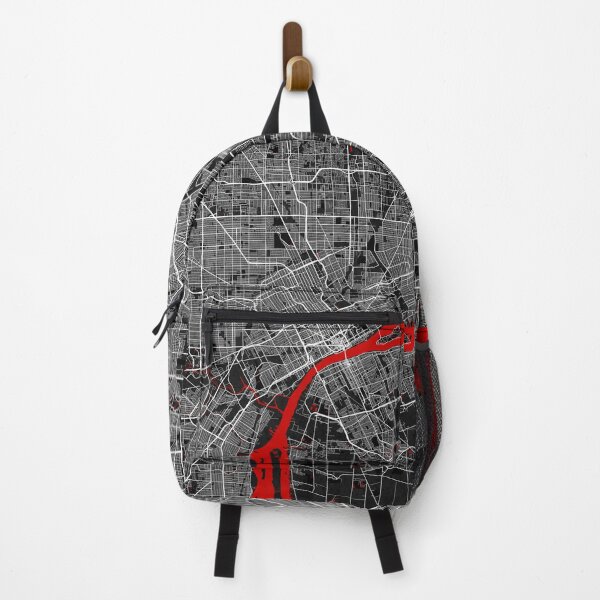 Item preview, Detroit City Map of Michigan, USA - Oriental designed and sold by deMAP.