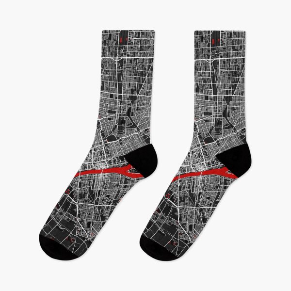 Item preview, Detroit City Map of Michigan, USA - Oriental designed and sold by deMAP.