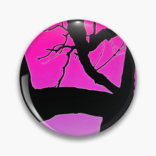 Item preview, Silhouette Tree Branches and Pretty Sky 6 of 8 - Magenta and Pink designed and sold by Beachy.