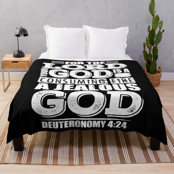 Item preview, For the LORD your God is a jealous God. Deuteronomy 4:24 designed and sold by plushism.