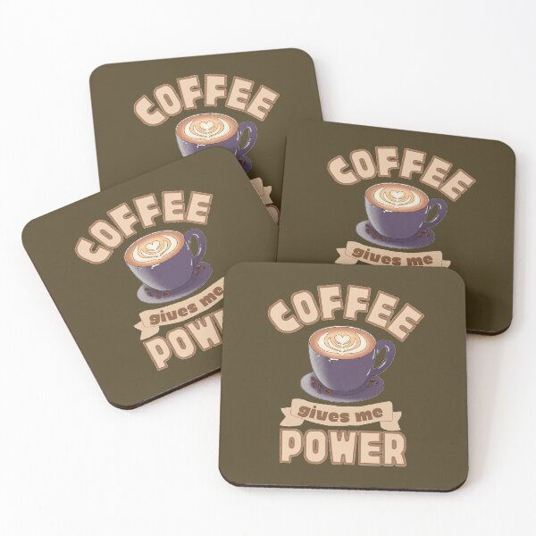Item preview, Coffee Gives Me Power designed and sold by Joy Poddar.