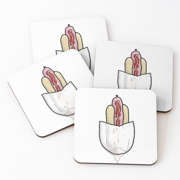 Item preview, Pocket hotdog! - cartoon tattoo style designed and sold by Dopamine Dumpster.