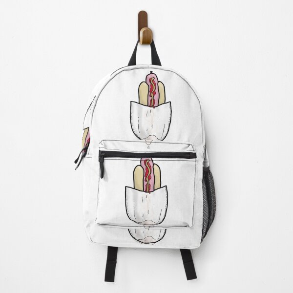 Item preview, Pocket hotdog! - cartoon tattoo style designed and sold by Dopamine Dumpster.