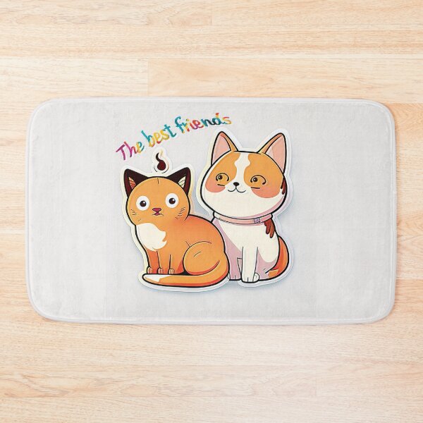Item preview, Cat and Dog kawaii illustration style#5-1 designed and sold by FunArt4You.