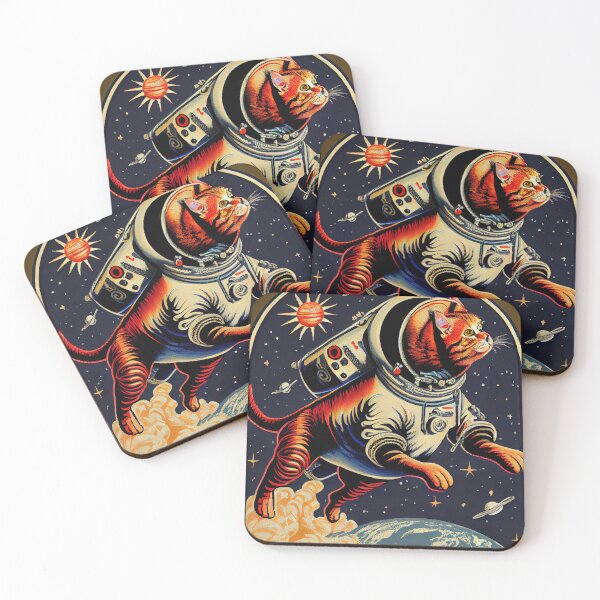 Item preview, Cosmonaut Cat designed and sold by dholzric.