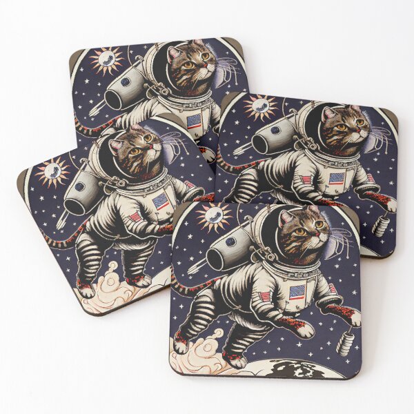 Item preview, Cosmonaut Cat designed and sold by dholzric.