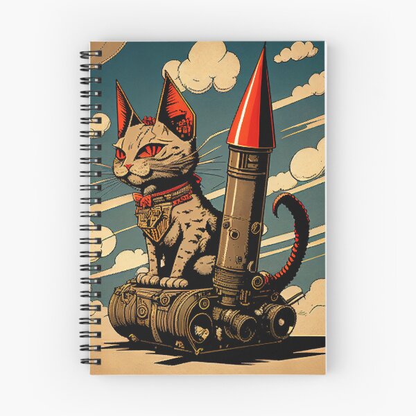 Item preview, Cat with Rocket designed and sold by dholzric.