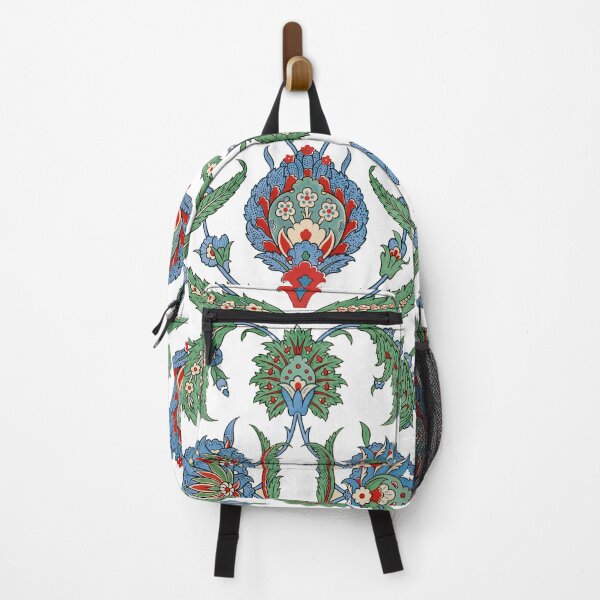 Item preview, Arabian inspired floral design in green, red and blue designed and sold by mycloudzdesign.