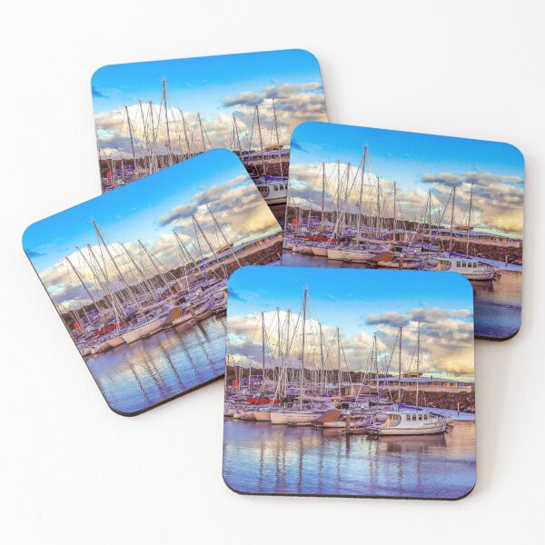 Item preview, Moored boats designed and sold by Leonie Morris.