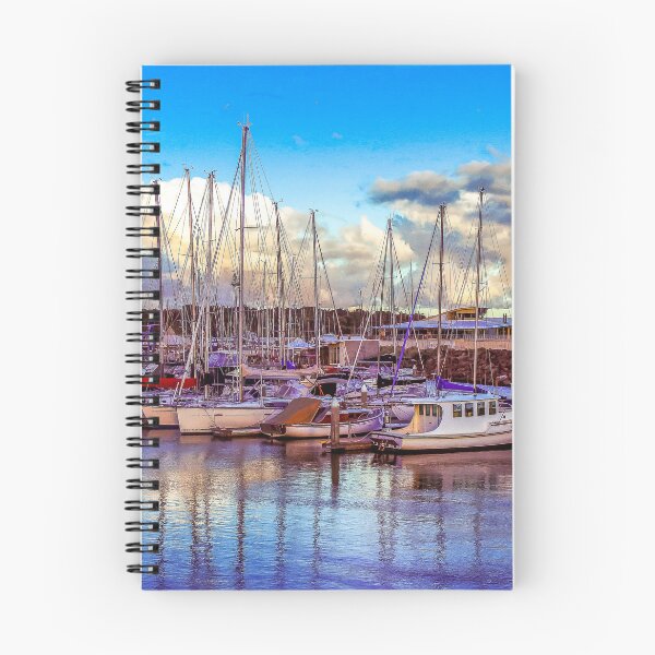 Item preview, Moored boats designed and sold by Leonie Morris.