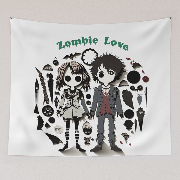 Item preview, Zombie Love Un regalo romántico para el amor nunca muere designed and sold by Delltaman.