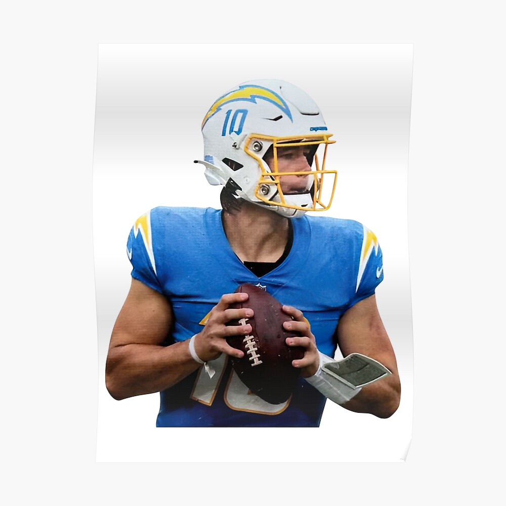 Justin Herbert Chargers Campaign Poster for Sale by alolaraichu